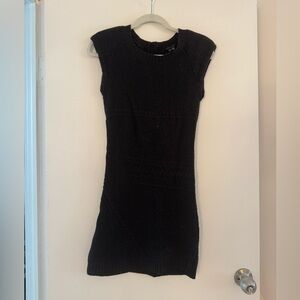 Theory Black Mini Dress